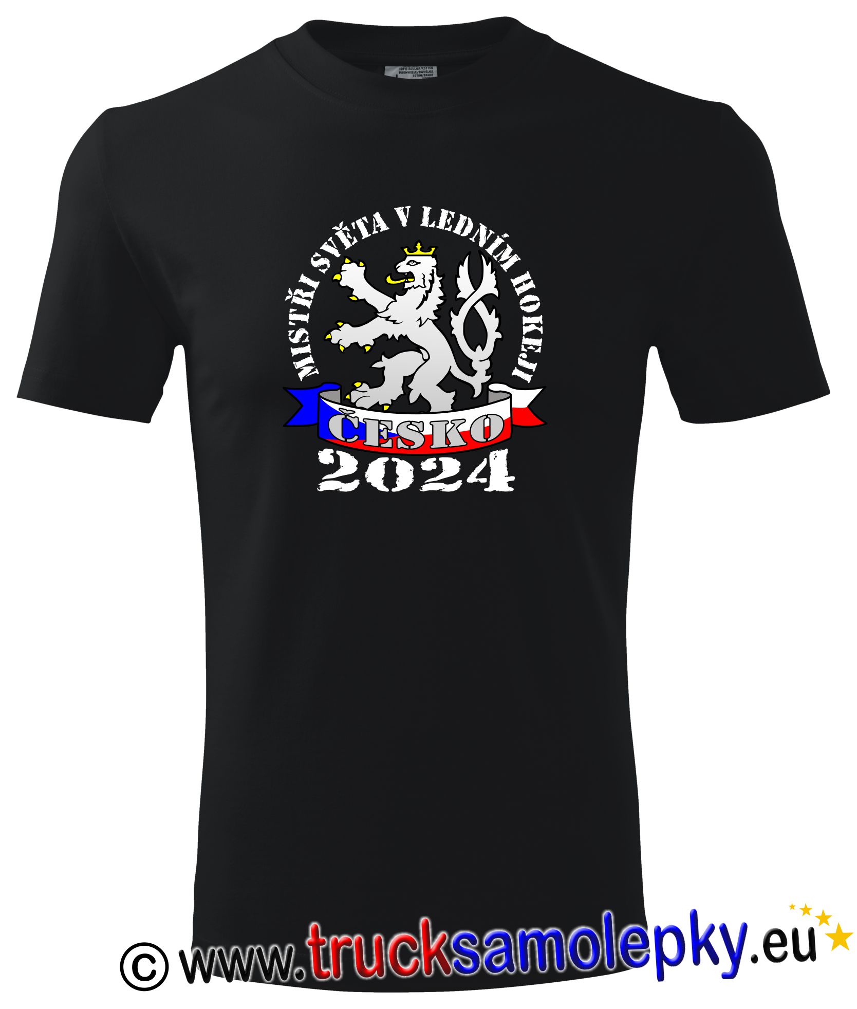 Tričko černé MISTŘI 2024 ČESKO